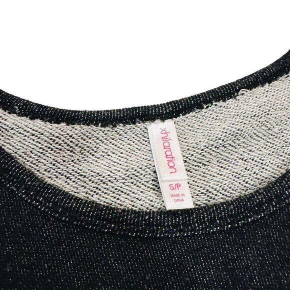 10/$25🦋 Xhilaration Black Sequin Stripe Crew Neck Sweater - Size Small - Picture 8 of 10